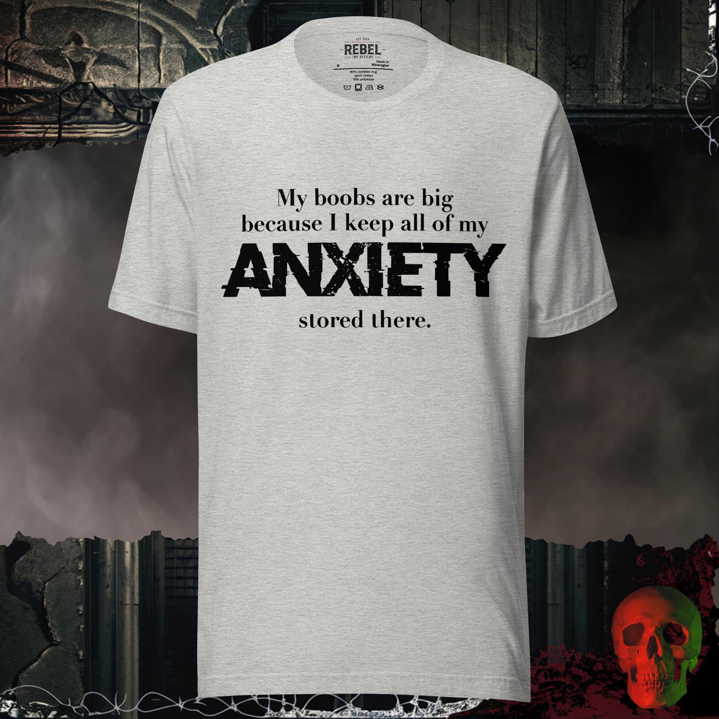 T-Shirt Athletic Heather / S My Anxiety Storage System Tee