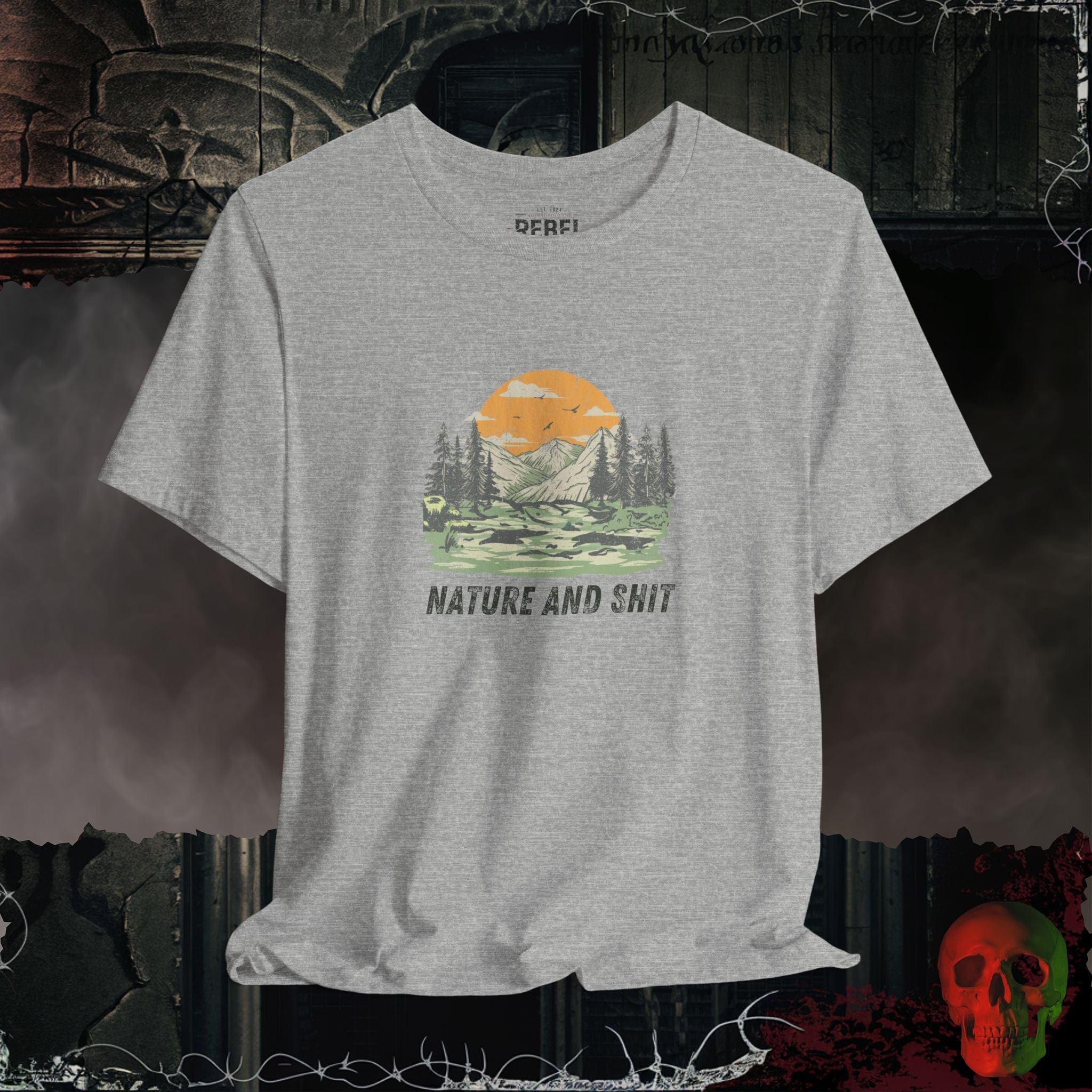 T-Shirt Athletic Heather / S Nature and Shit T-Shirt