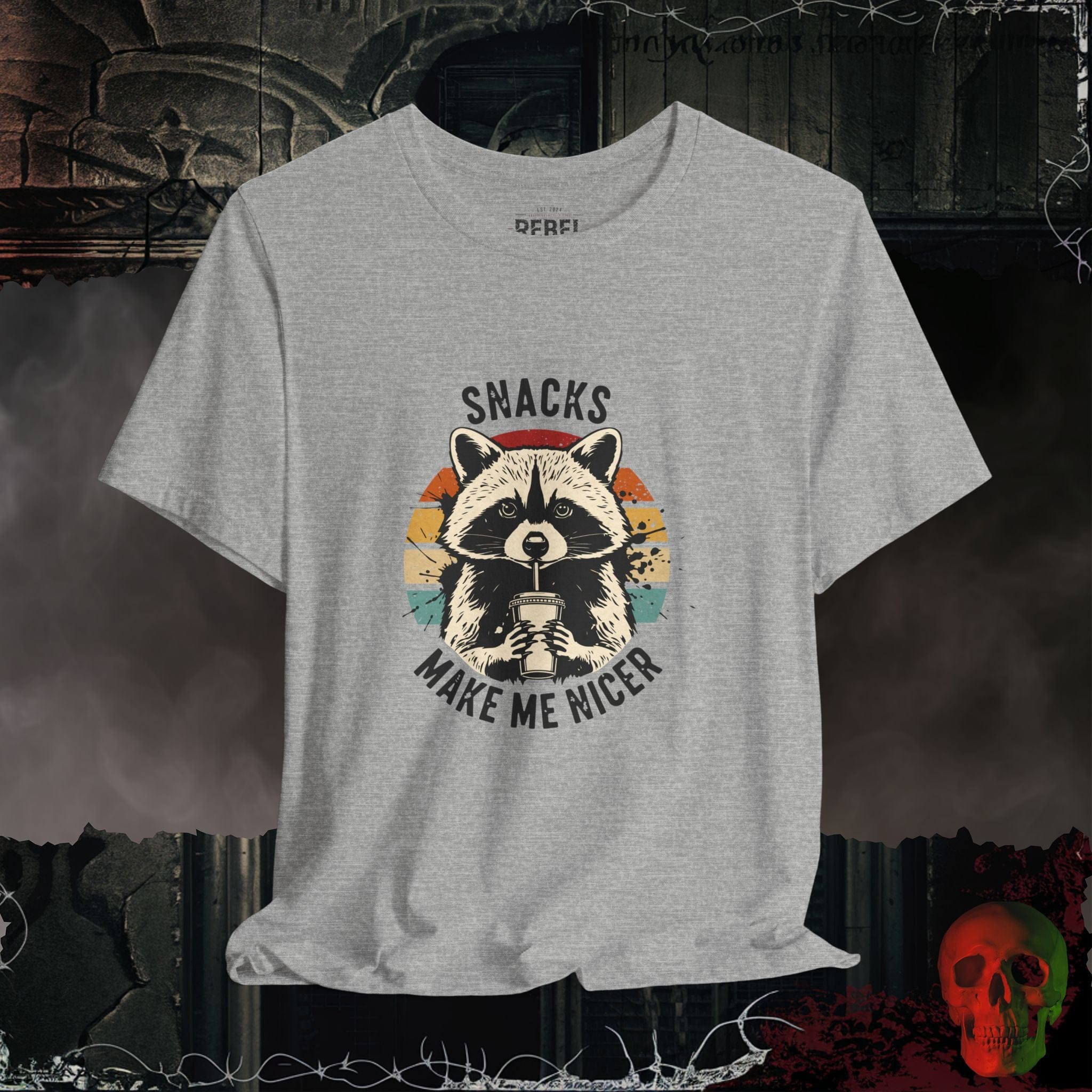 T-Shirt Athletic Heather / S Nicer with Snacks T-Shirt