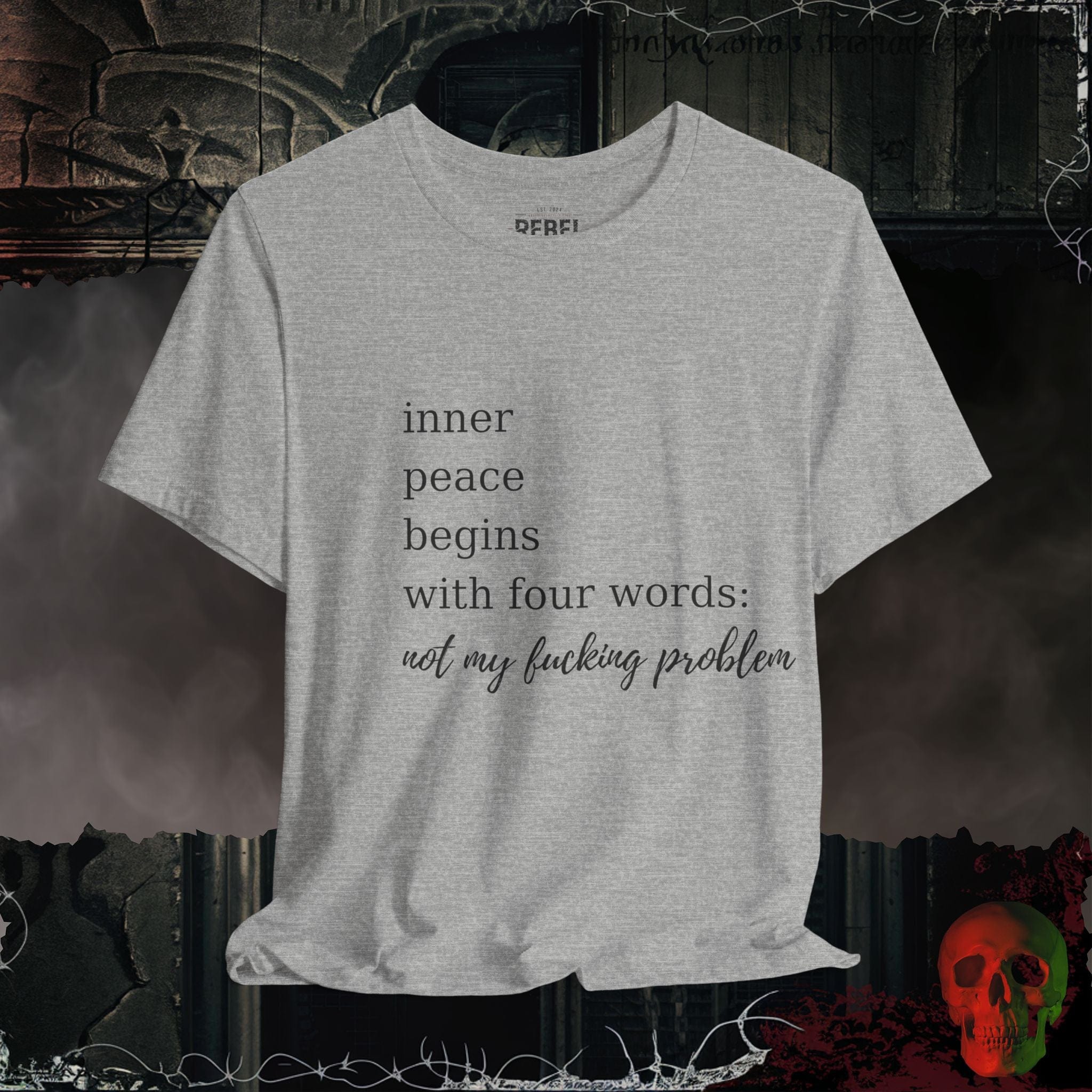 T-Shirt Athletic Heather / S Not My F*cking Problem Tee