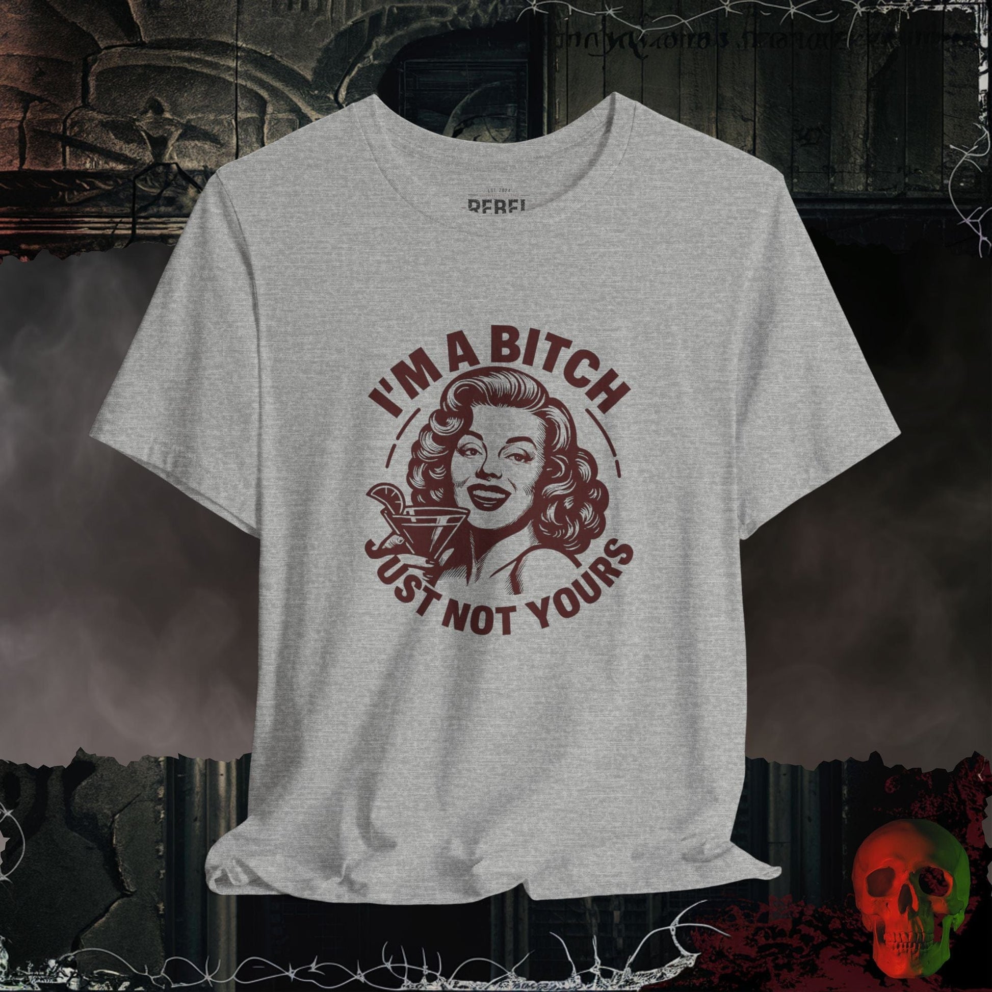 T-Shirt Athletic Heather / S Not Your B!tch Tee