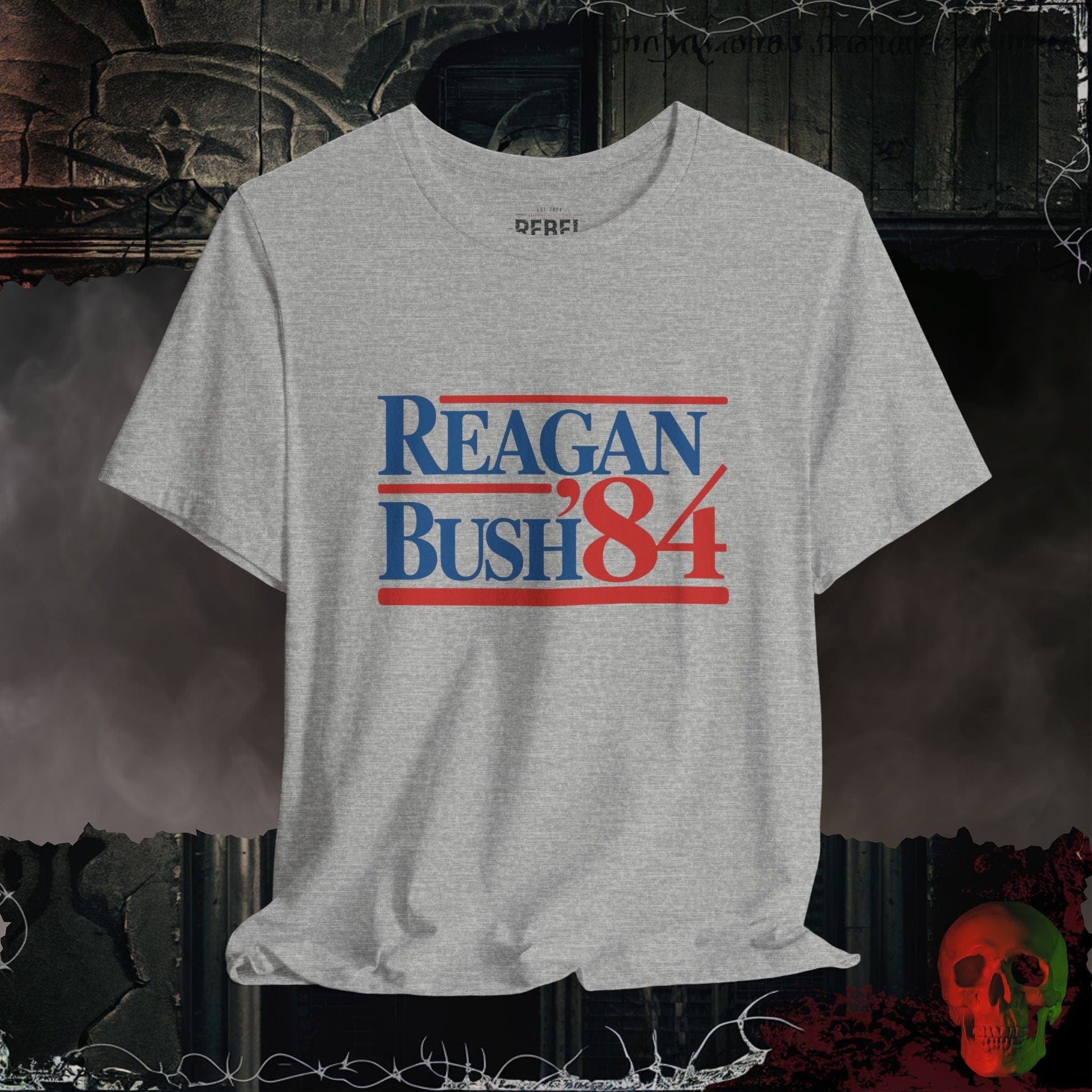 T-Shirt Athletic Heather / S Reagan Bush '84 Tee