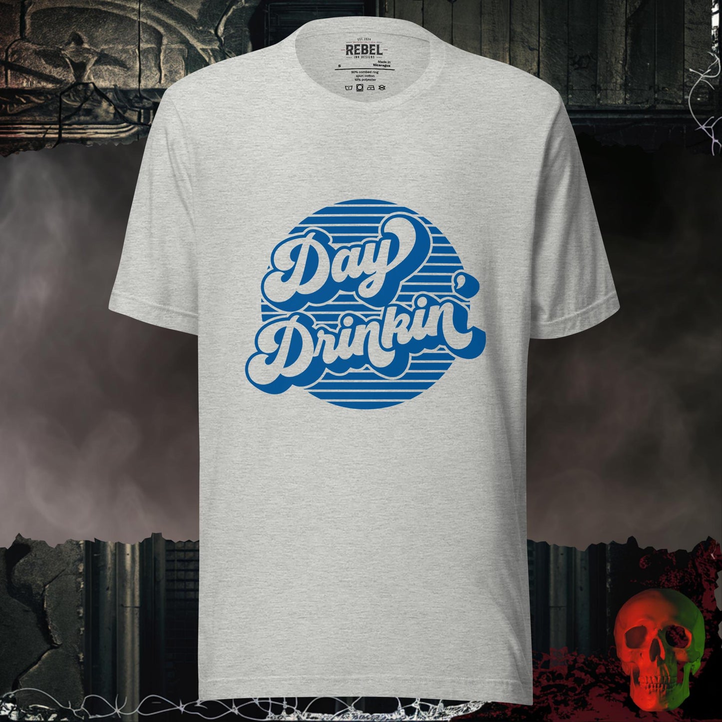 T-Shirt Athletic Heather / S Retro Day Drinking T-Shirt