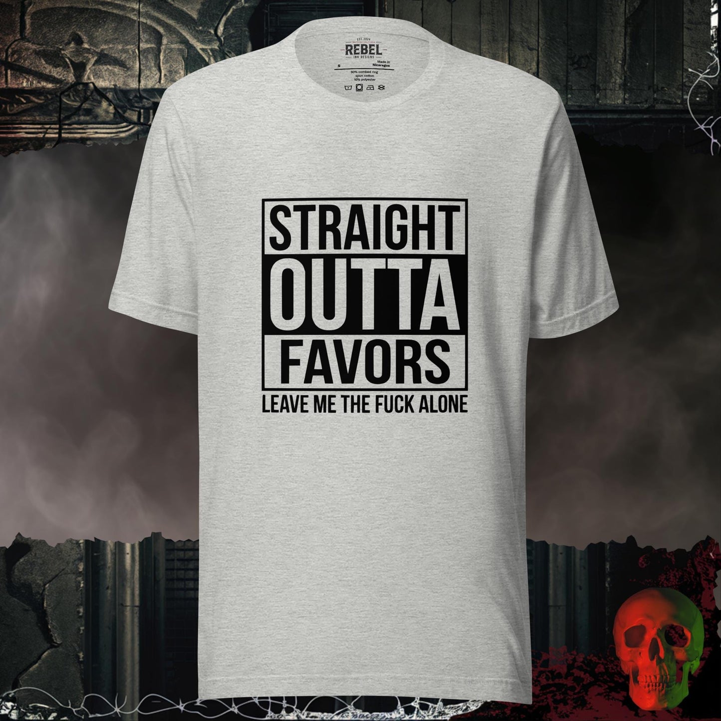 T-Shirt Athletic Heather / S Straight Out of Favors Tee