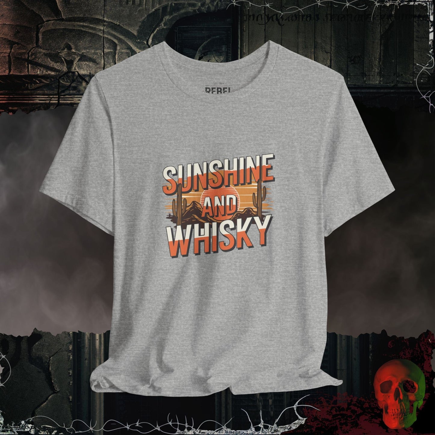 T-Shirt Athletic Heather / S Sunshine and Whisky T-Shirt