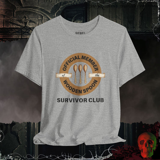 T-Shirt Athletic Heather / S Wooden Spoon Survivor Club Tee