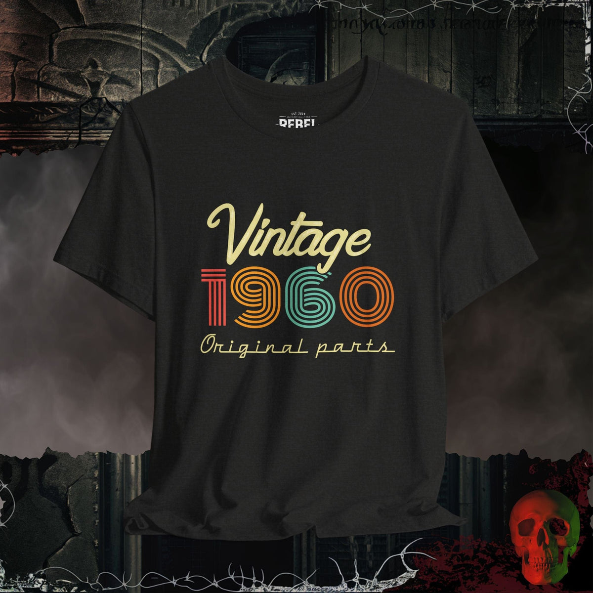 T-Shirt Black Heather / S 1960 - Vintage Legends: The Classic Years Collection