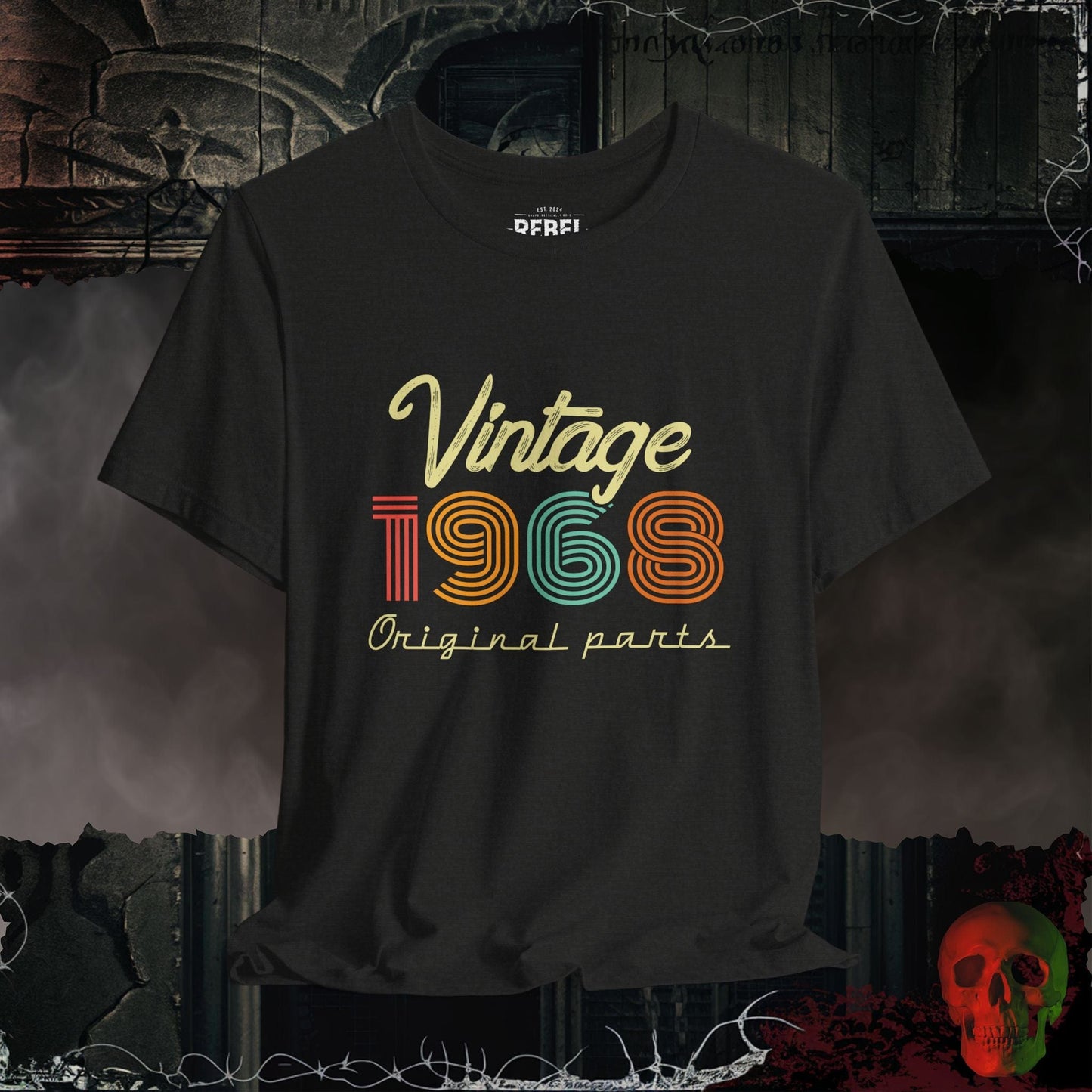 T-Shirt Black Heather / S 1968 - Vintage Legends: The Classic Years Collection