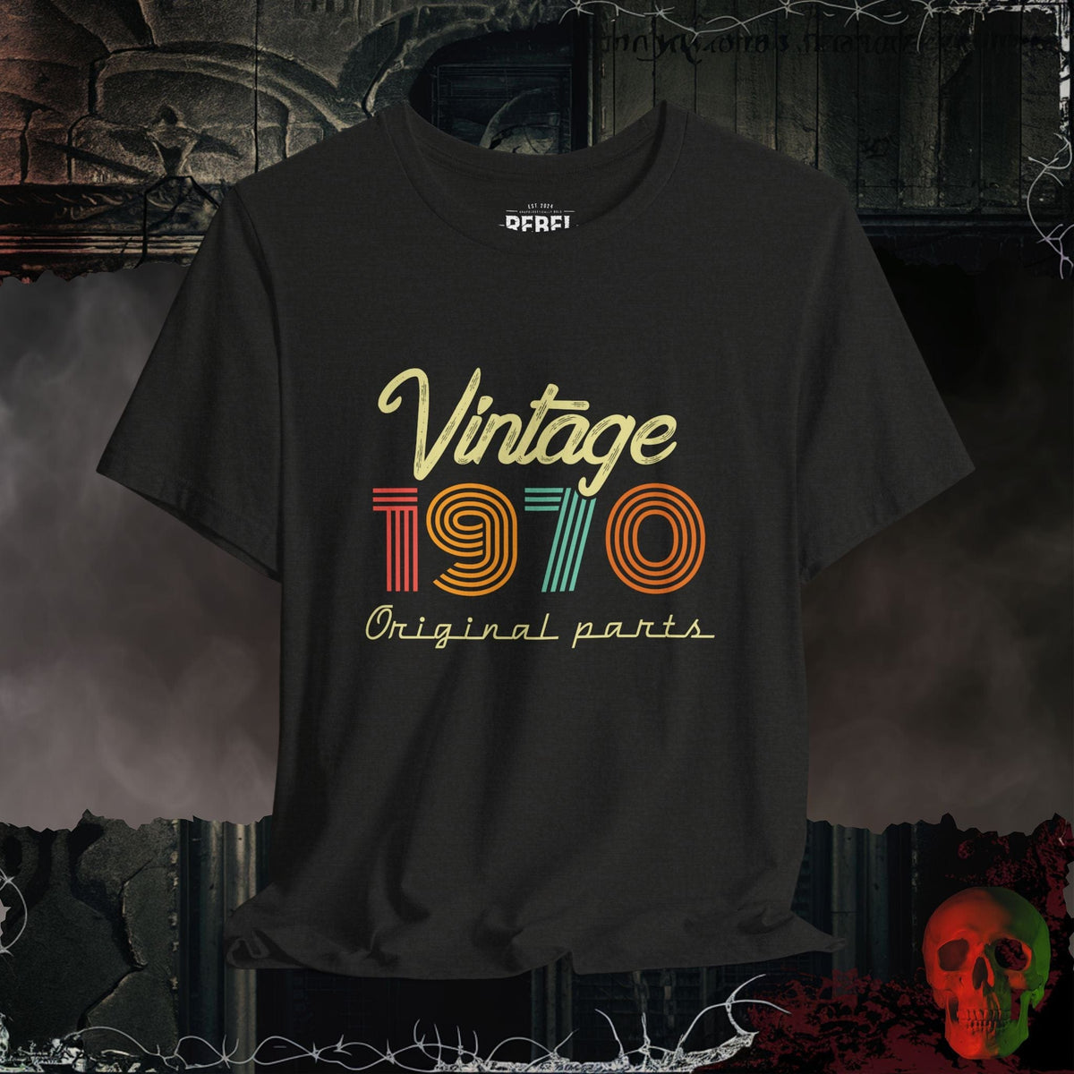 T-Shirt Black Heather / S 1970 - Vintage Legends: The Classic Years Collection