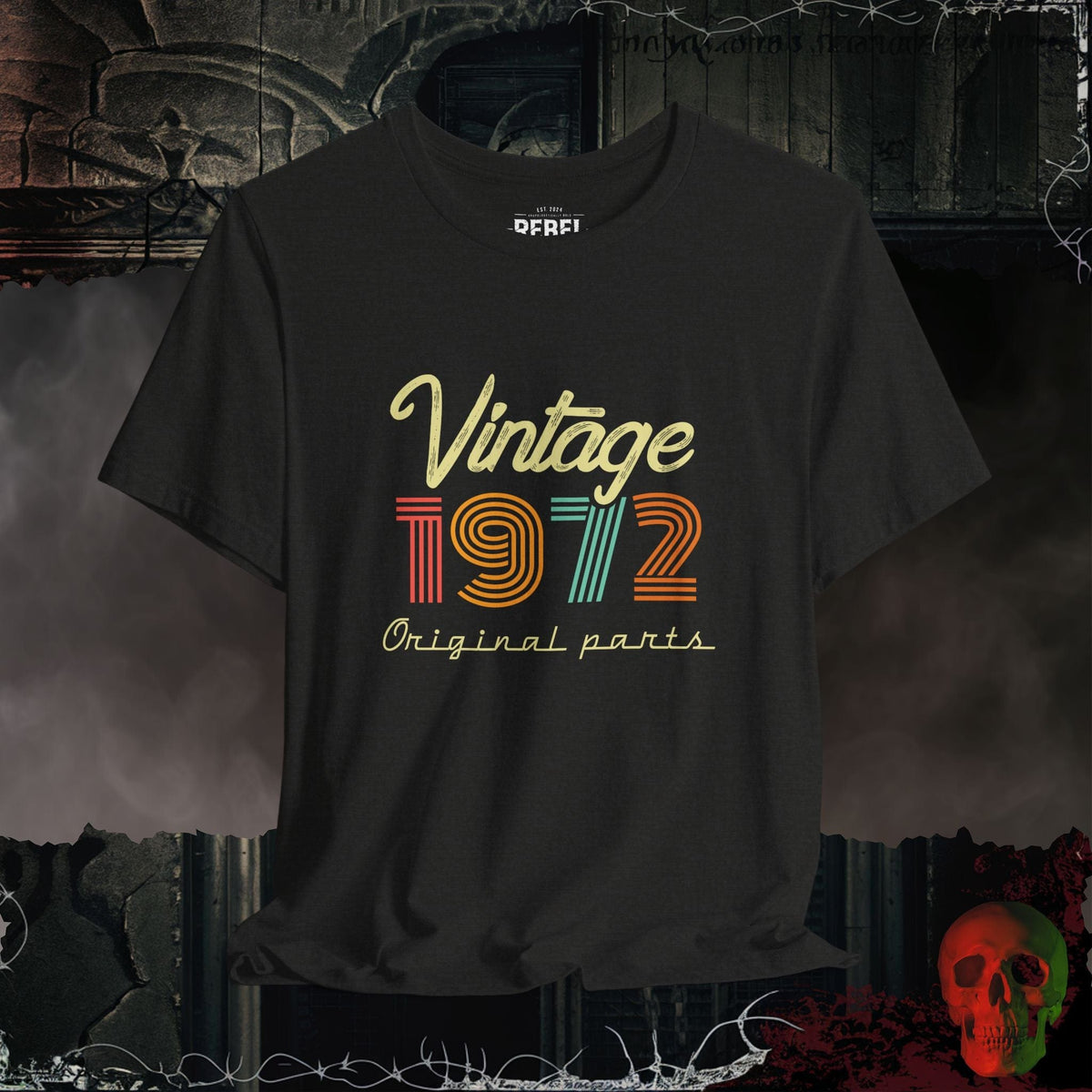 T-Shirt Black Heather / S 1972 - Vintage Legends: The Classic Years Collection