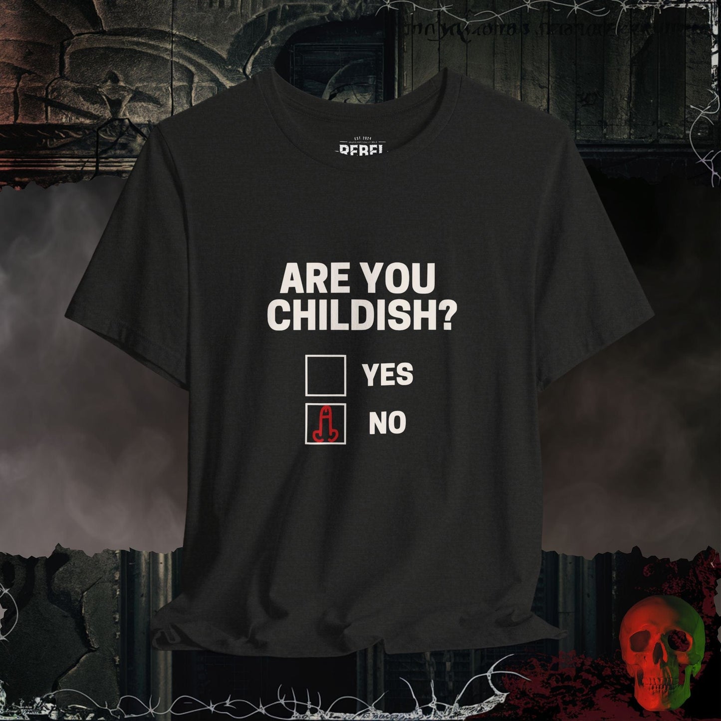 T-Shirt Black Heather / S Are You Childish Tee