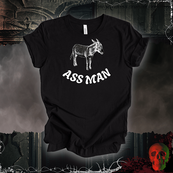 T-Shirt Black Heather / S Ass Man Tee