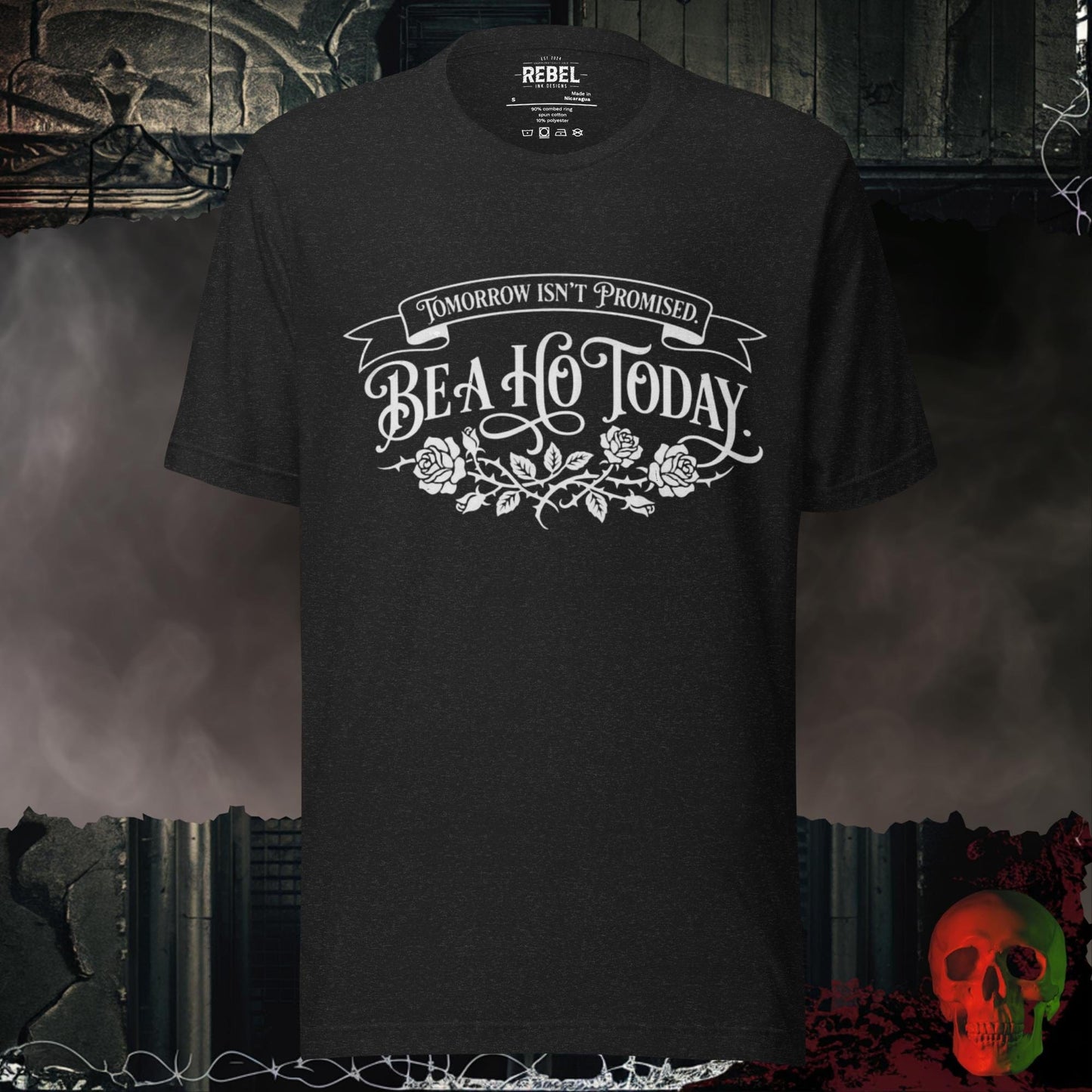 T-Shirt Black Heather / S Be a Ho Today Tee