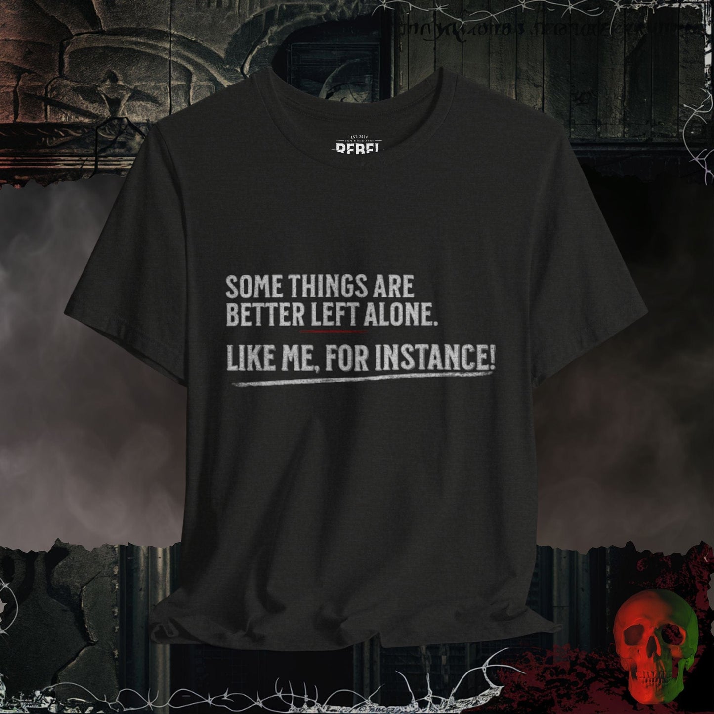 T-Shirt Black Heather / S Better Left Alone Tee