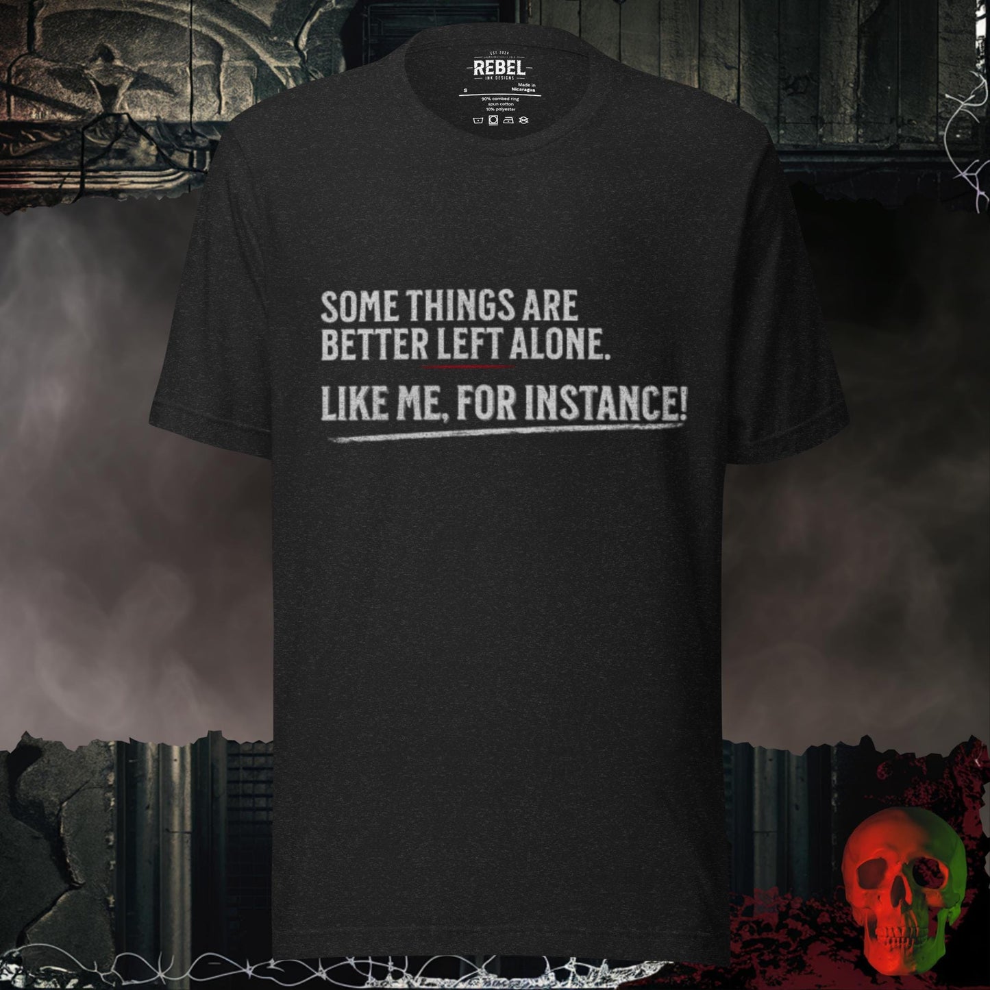 T-Shirt Black Heather / S Better Left Alone Tee