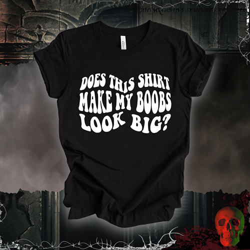 T-Shirt Black Heather / S Big Boobs?  Tee