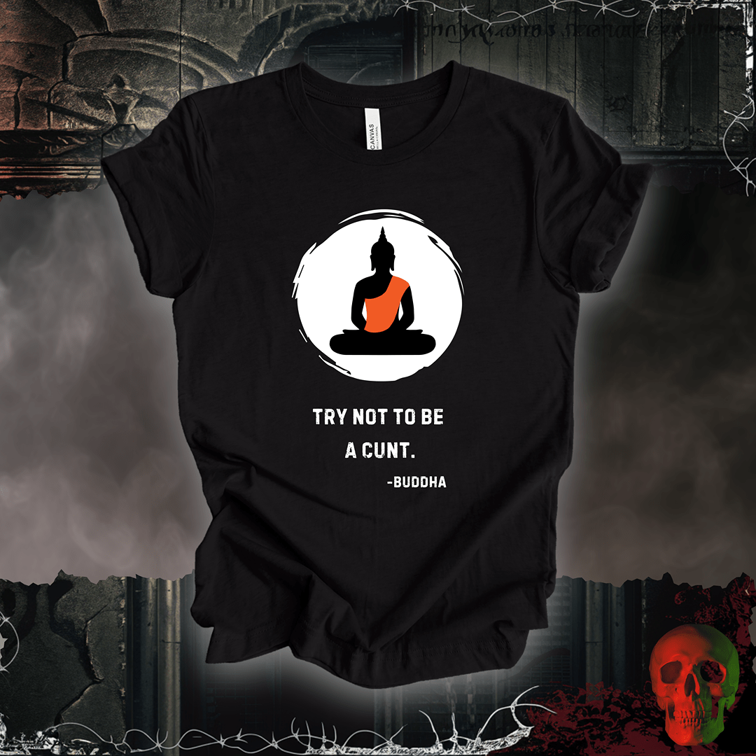 T-Shirt Black Heather / S Buddha Speaks Tee