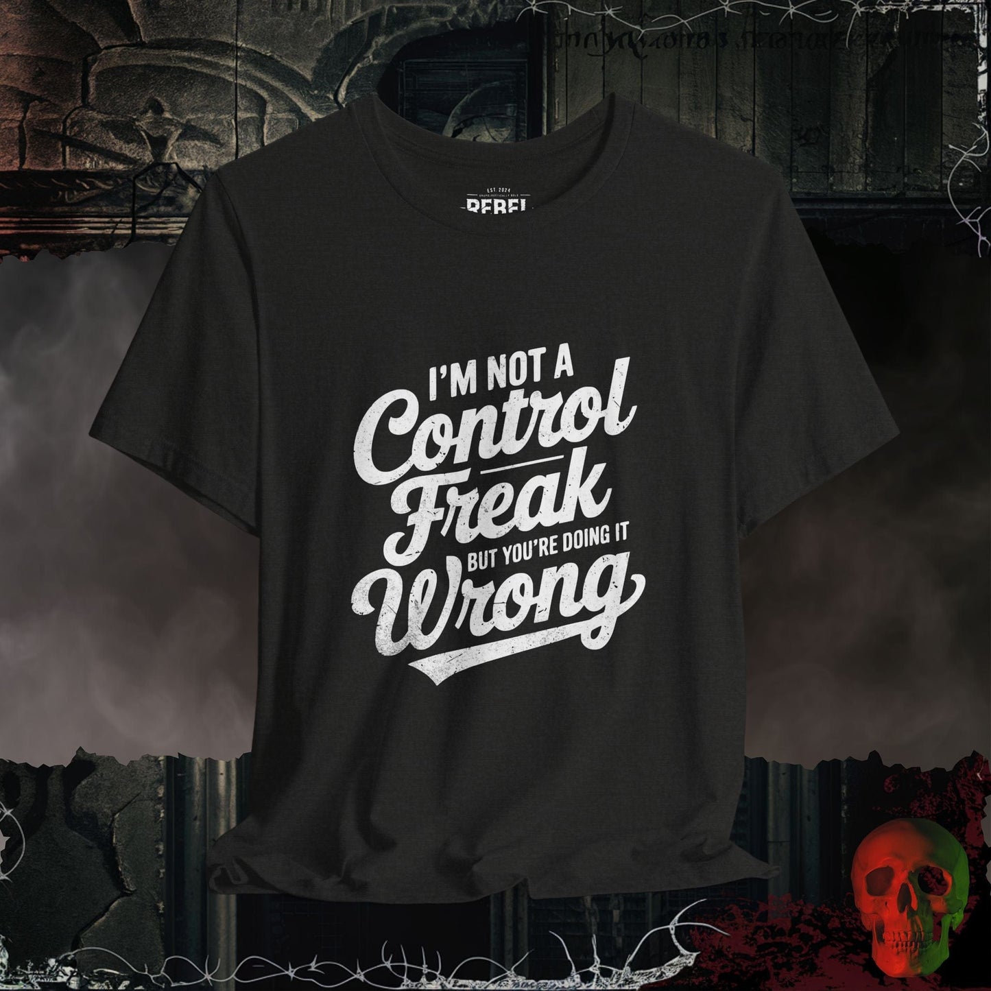 T-Shirt Black Heather / S Control Freak Tee