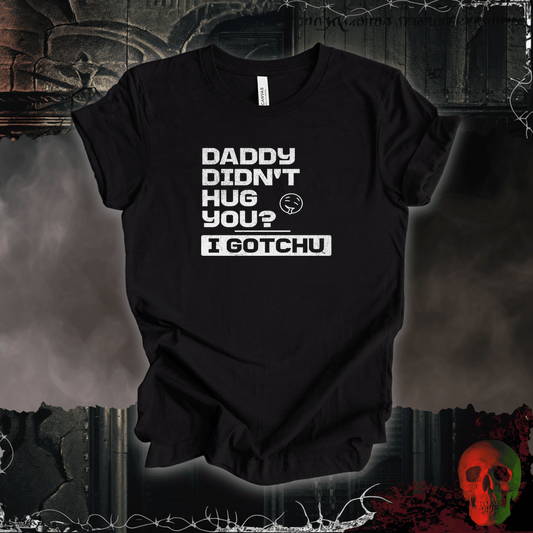 T-Shirt Black Heather / S Daddy Hugs Tee
