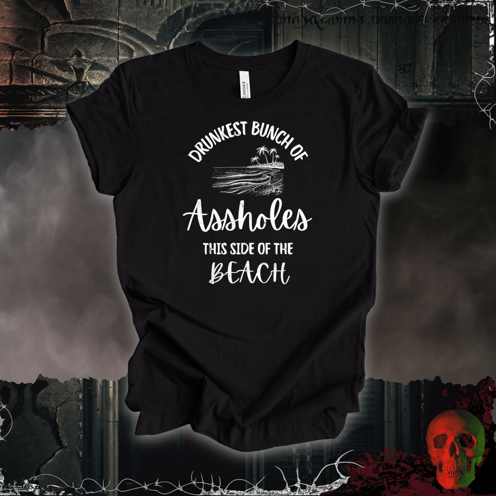 T-Shirt Black Heather / S Drunks On A Beach Tee