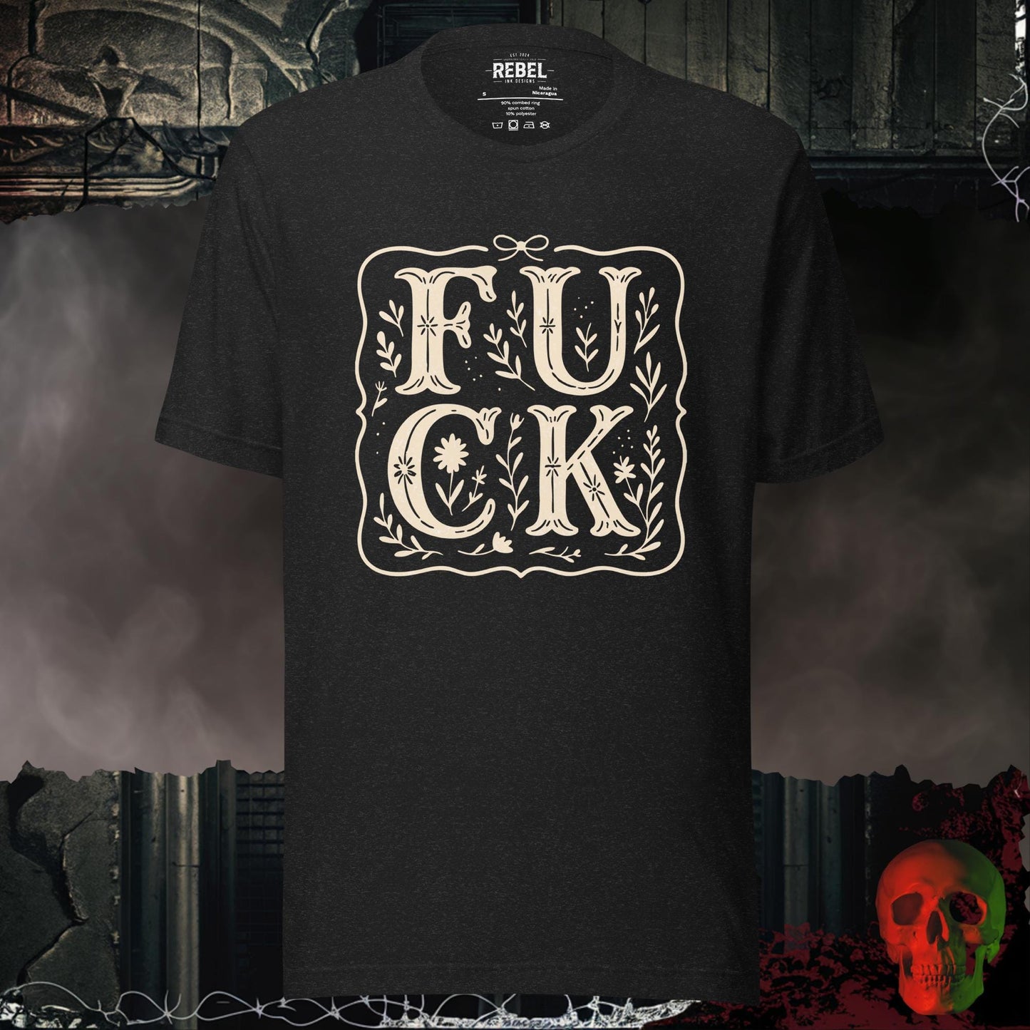 T-Shirt Black Heather / S F**K Tee