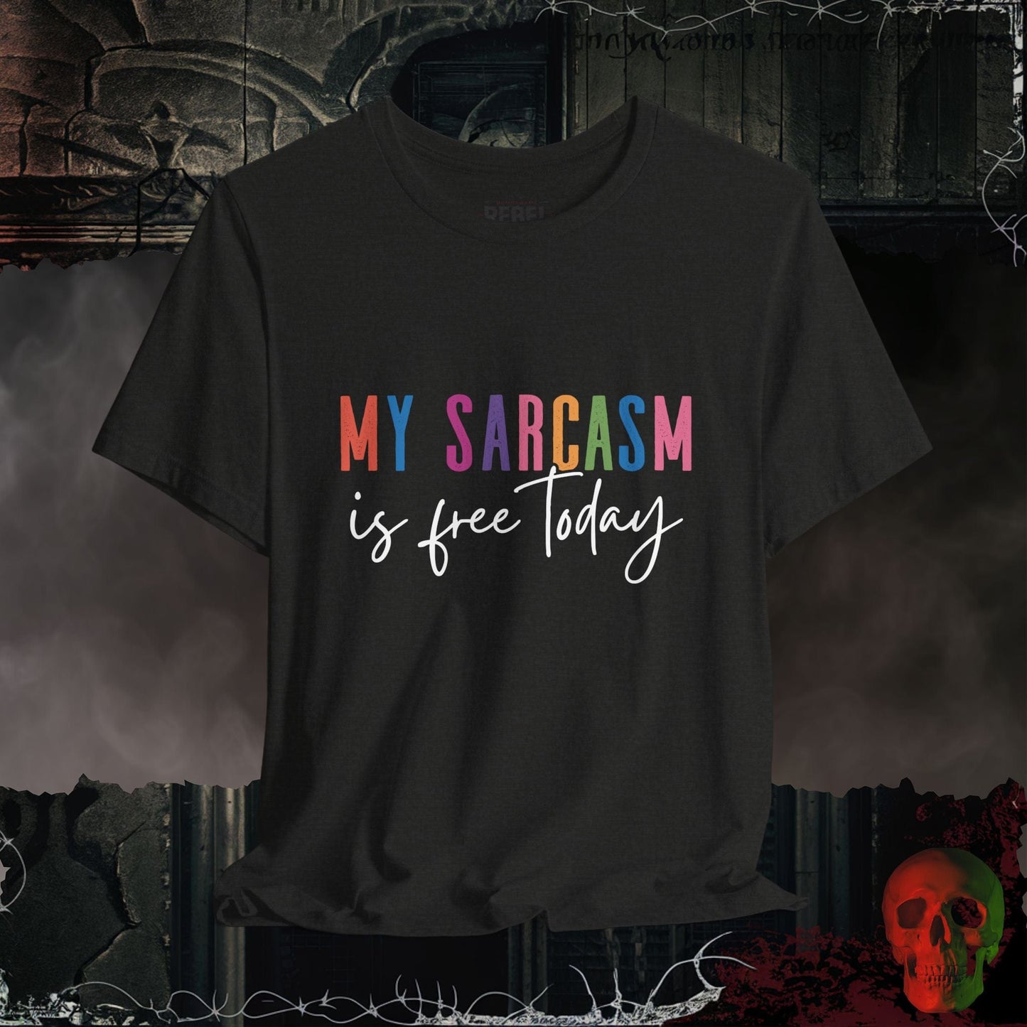 T-Shirt Black Heather / S Free Sarcasm T-Shirt