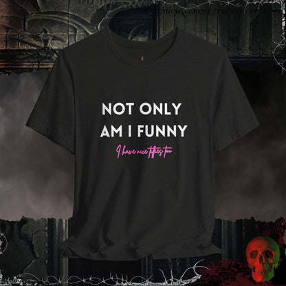 T-Shirt Black Heather / S Funny & Well-Endowed Tee