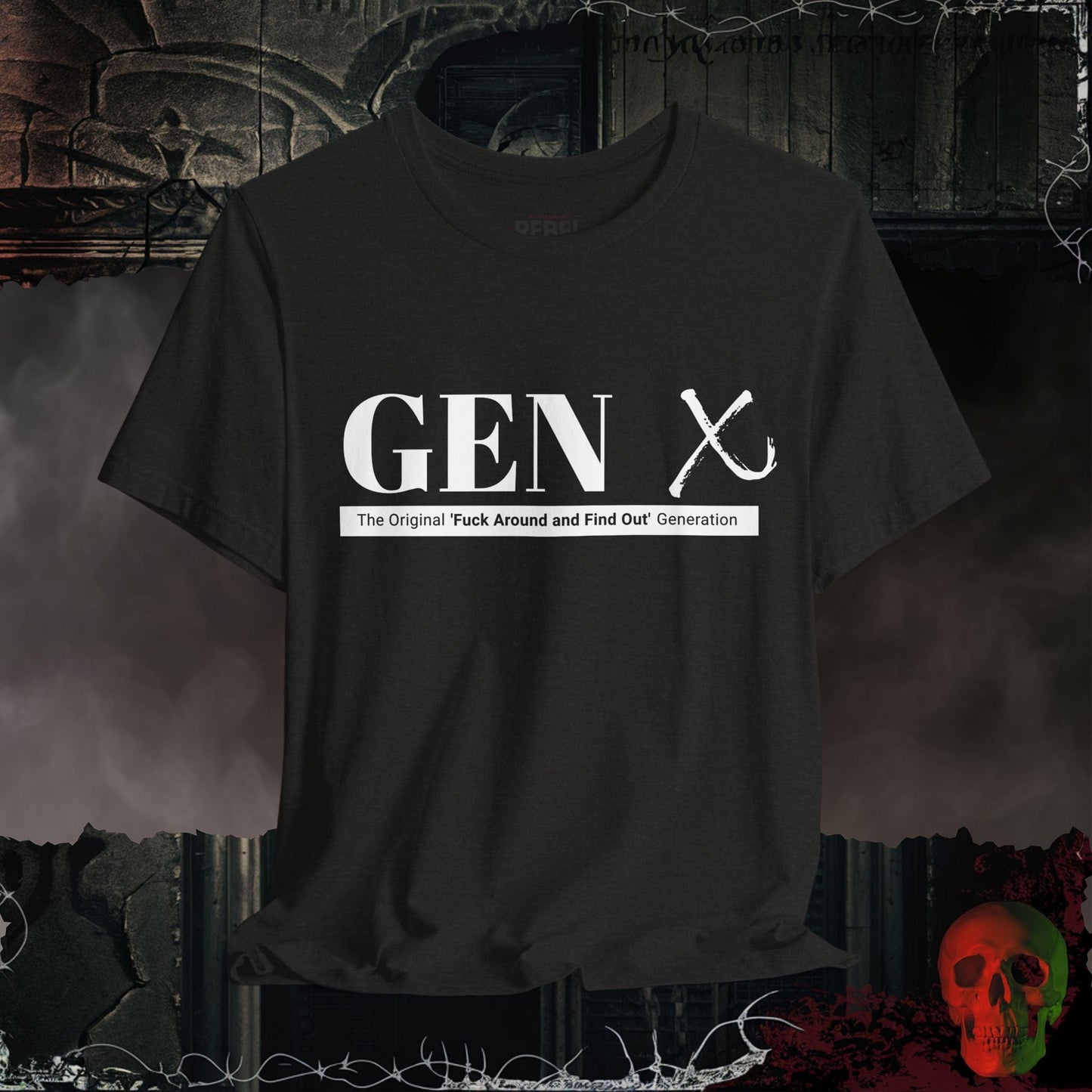 T-Shirt Black Heather / S Gen X: The OG Rebels T-Shirt
