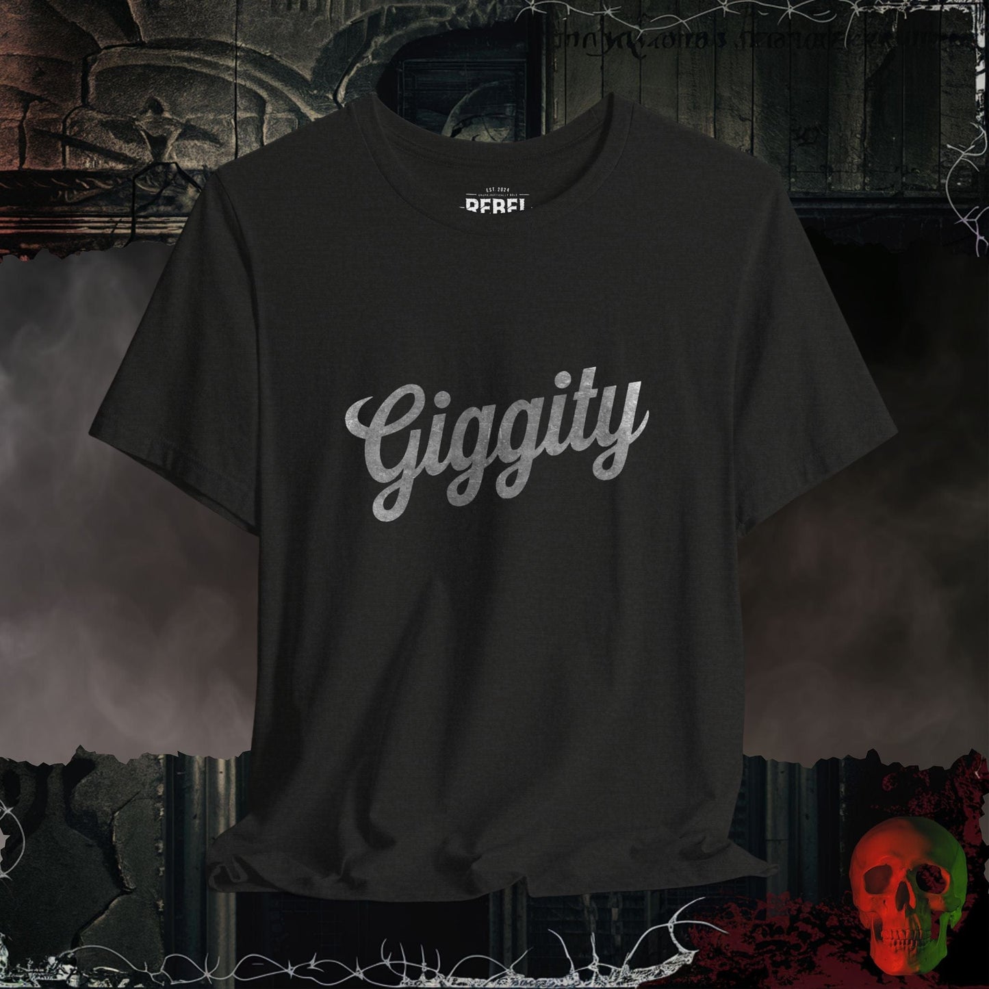 T-Shirt Black Heather / S Giggity Tee