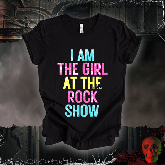 T-Shirt Black Heather / S Girl at the Rock Show T-Shirt