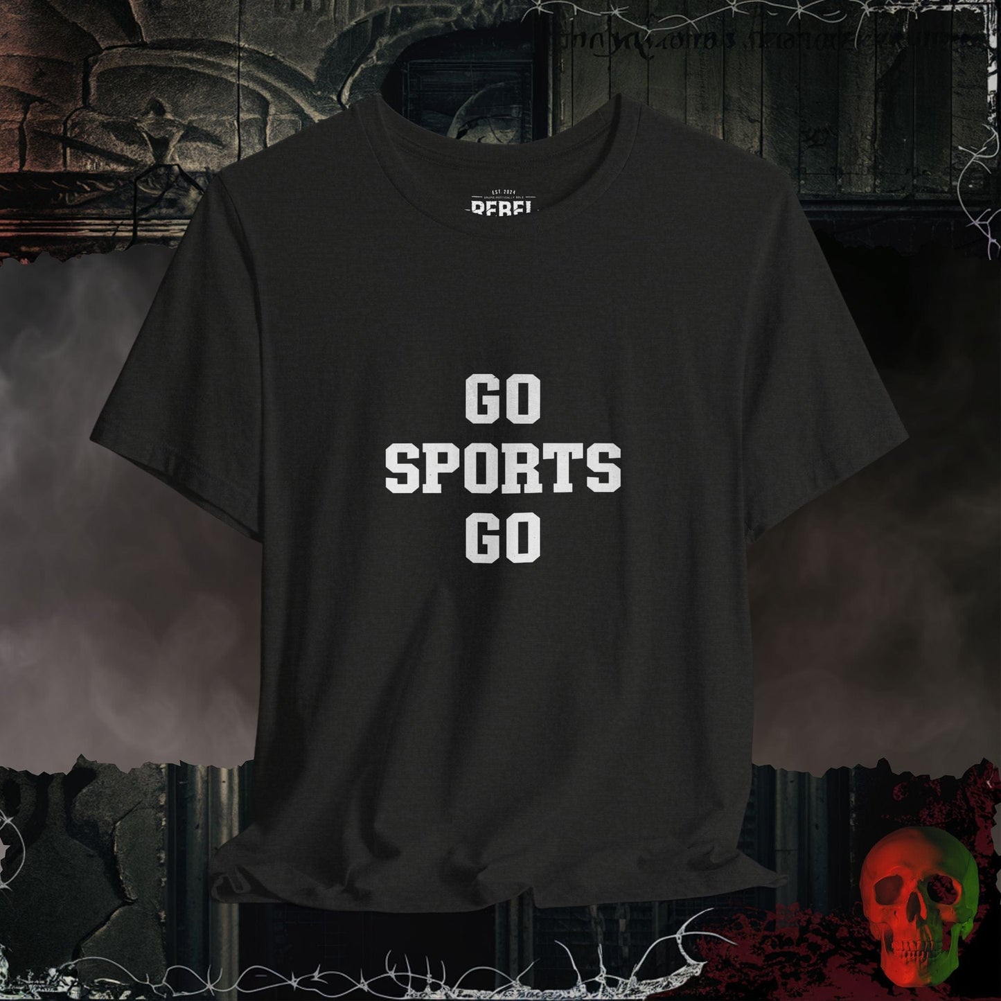 T-Shirt Black Heather / S Go Sports Go Tee