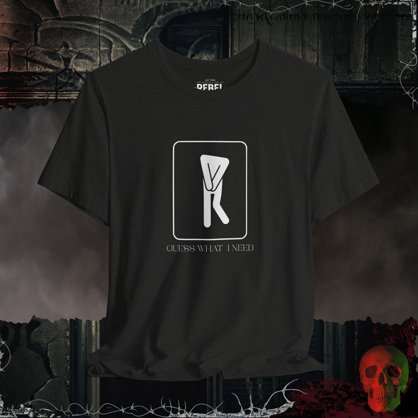 T-Shirt Black Heather / S Guess What I Need Tee (For the Ladies)