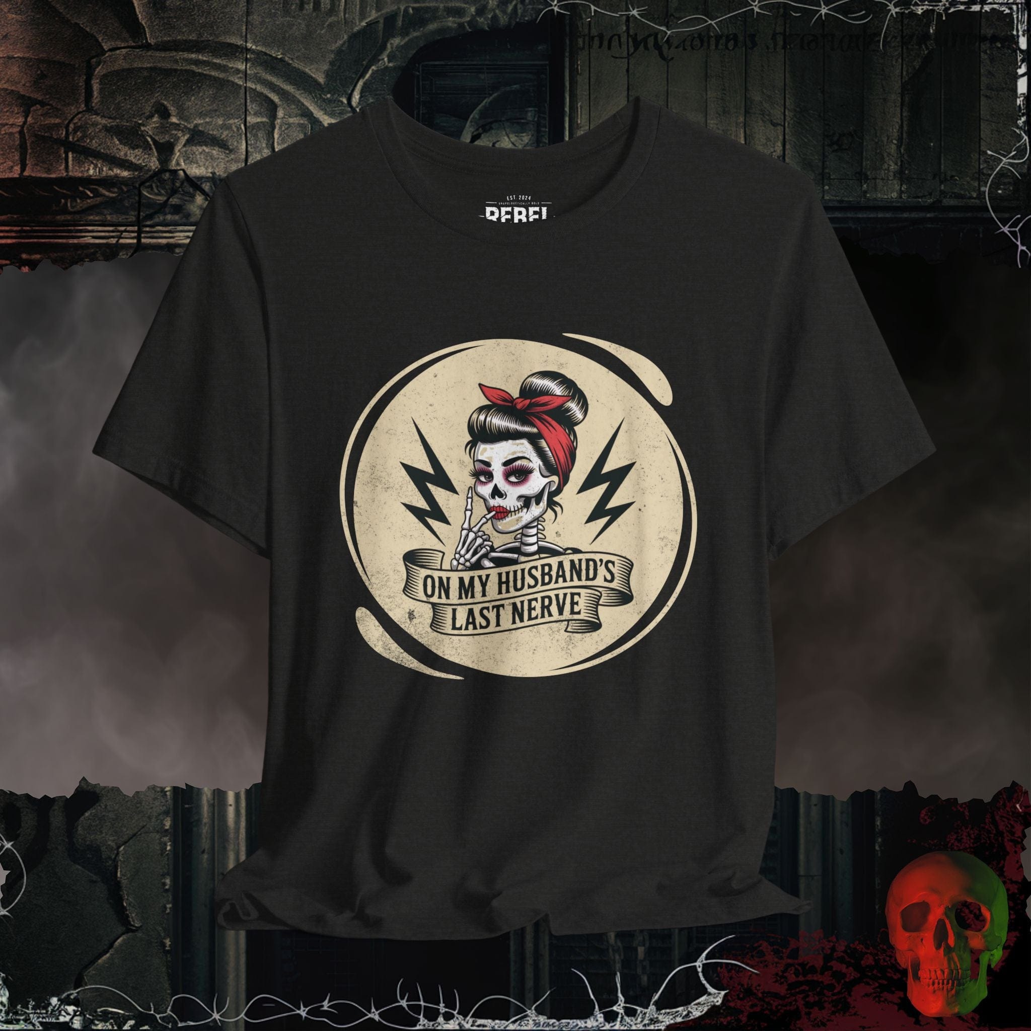 T-Shirt Black Heather / S His Last Nerve T-Shirt