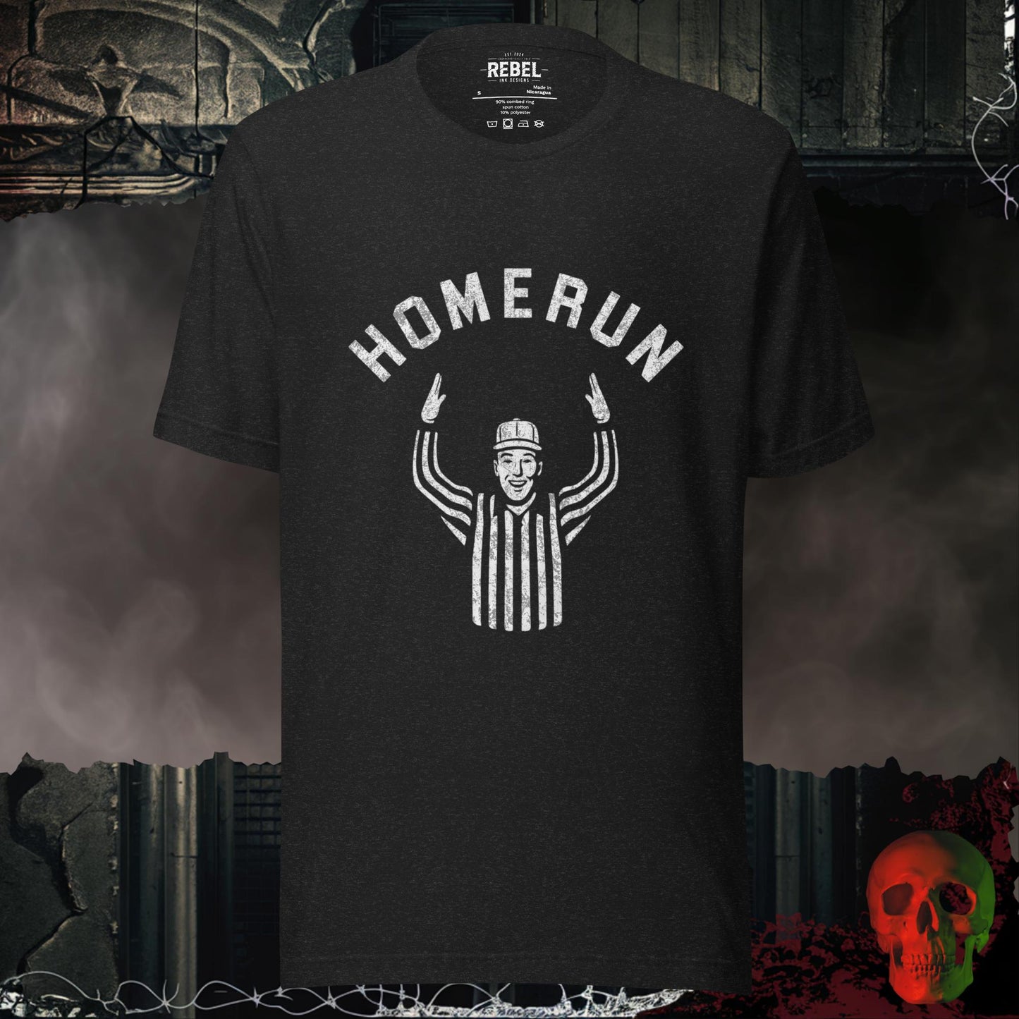 T-Shirt Black Heather / S Home Run Attitude Tee