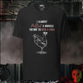 T-Shirt Black Heather / S I Almost Pulled a Muscle Graphic Tee | Rebel Ink Designs