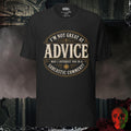 T-Shirt Black Heather / S I’m Not Great at Advice Sarcastic Comment Graphic Tee