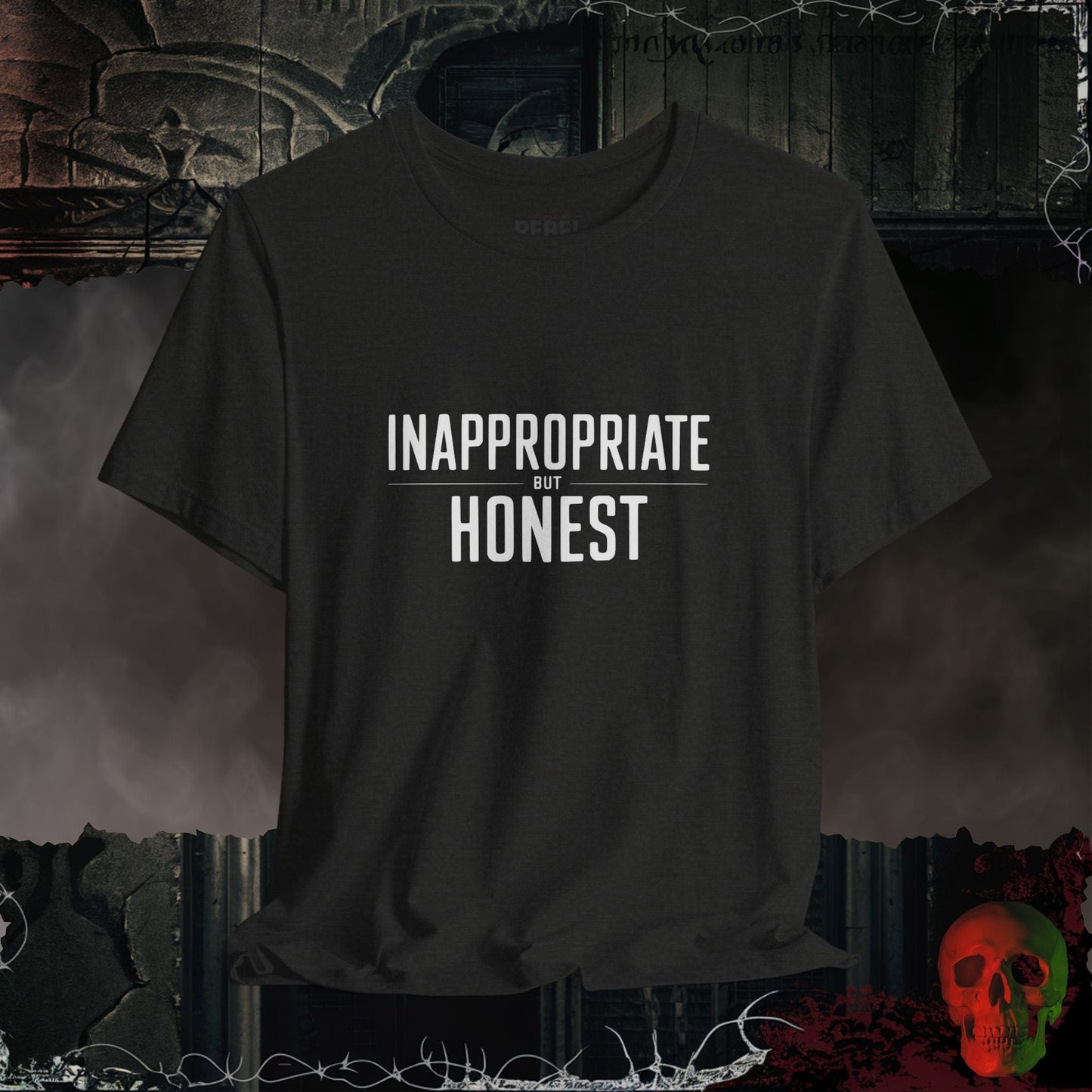 T-Shirt Black Heather / S Inappropriate but Honest