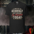 T-Shirt Black Heather / S It Looks Like I May Accidentally Get Drunk On Purpose Today | Reb