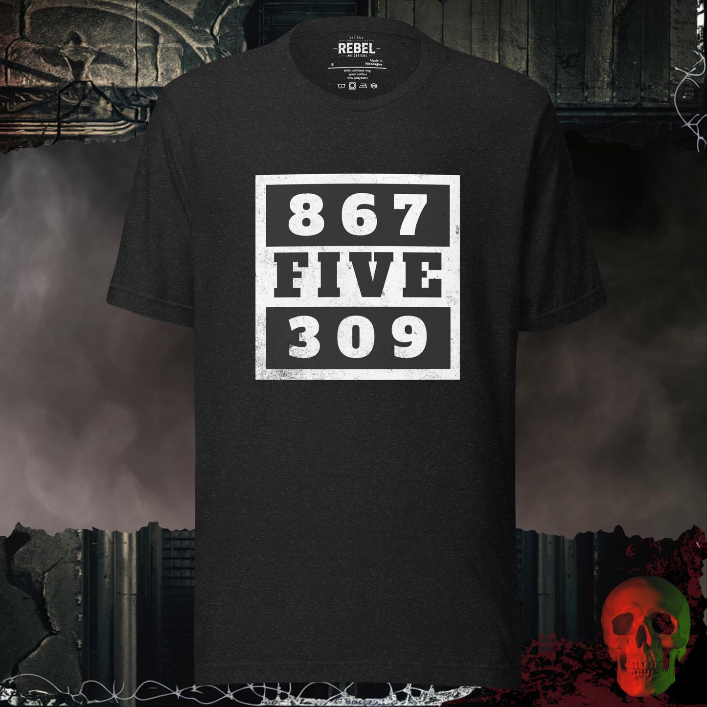T-Shirt Black Heather / S Jenny's Number Tee
