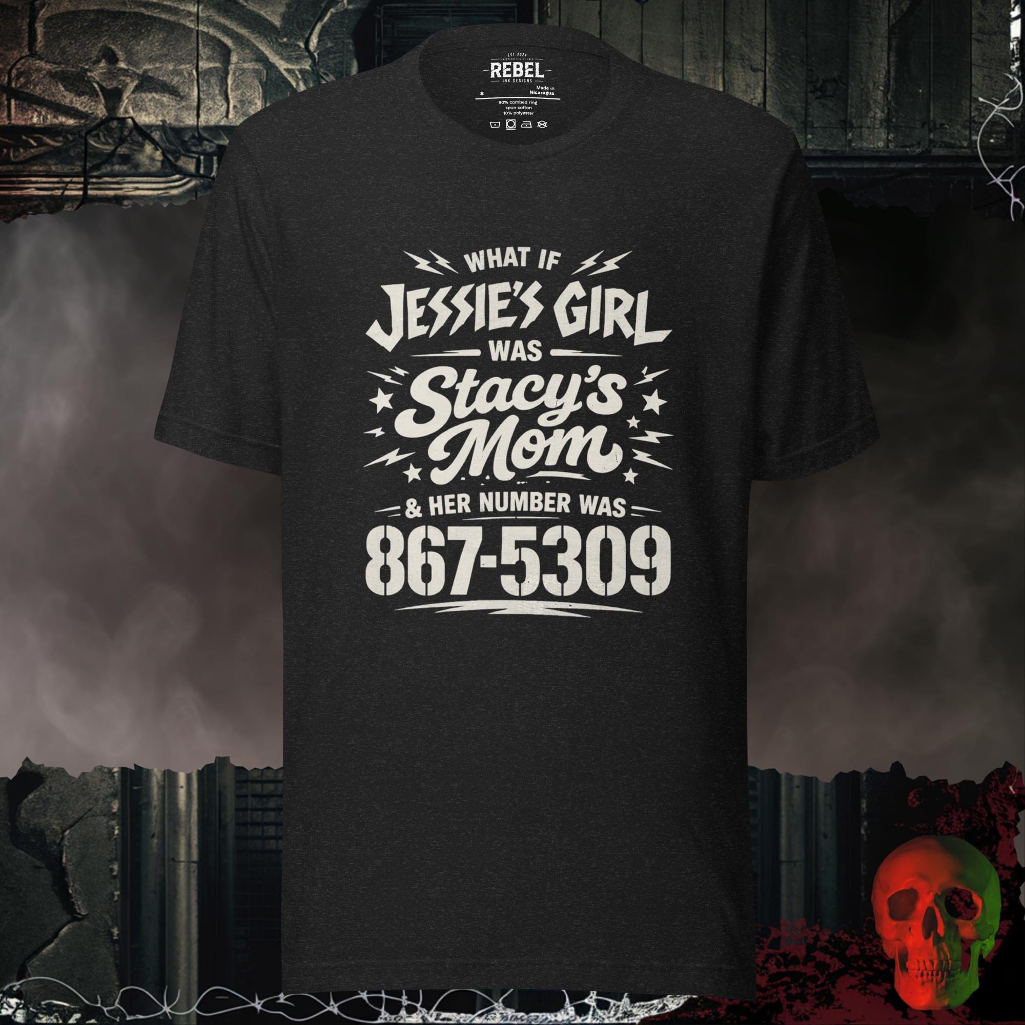 T-Shirt Black Heather / S Jessie’s Girl, Stacy’s Mom Tee