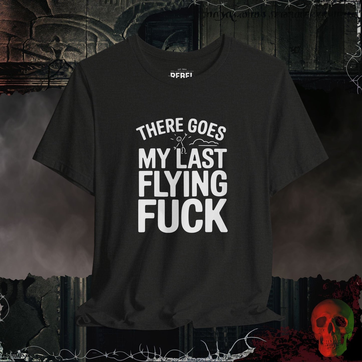 T-Shirt Black Heather / S Last Flying F#ck Tee