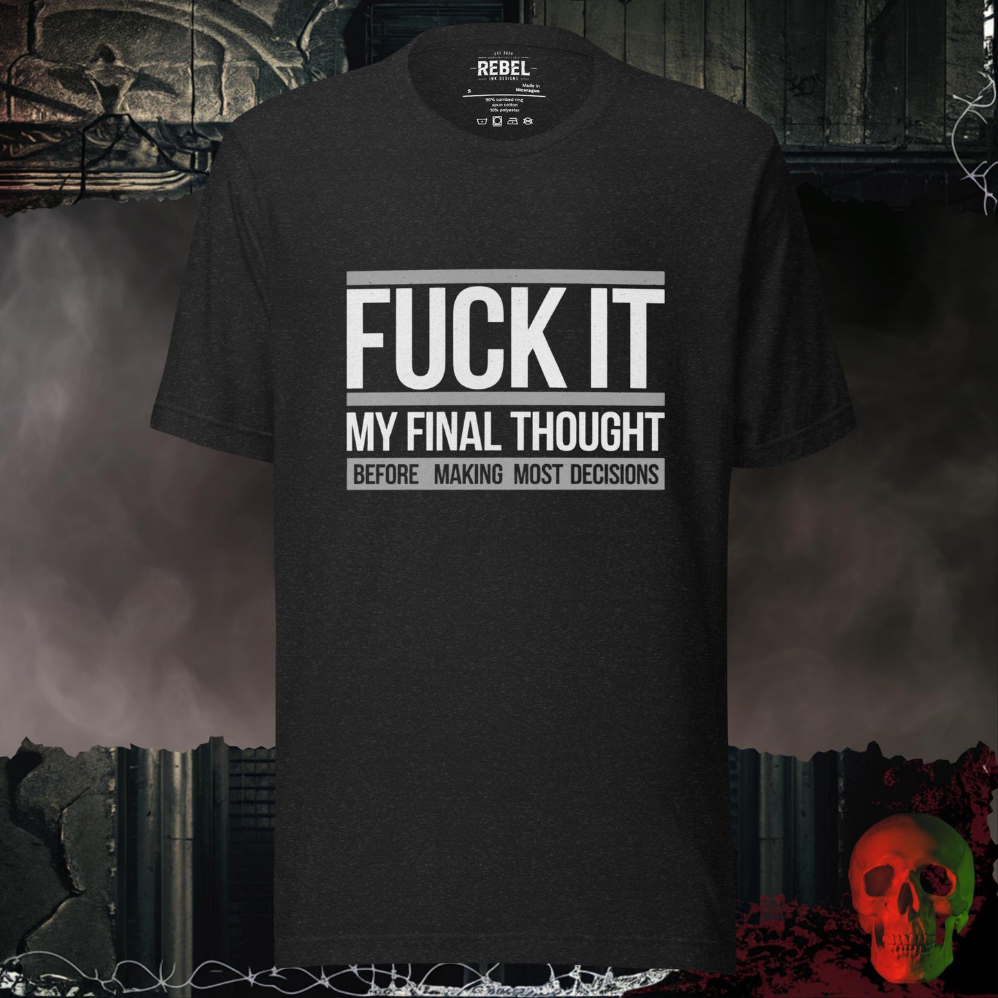 T-Shirt Black Heather / S Life Decisions T-Shirt