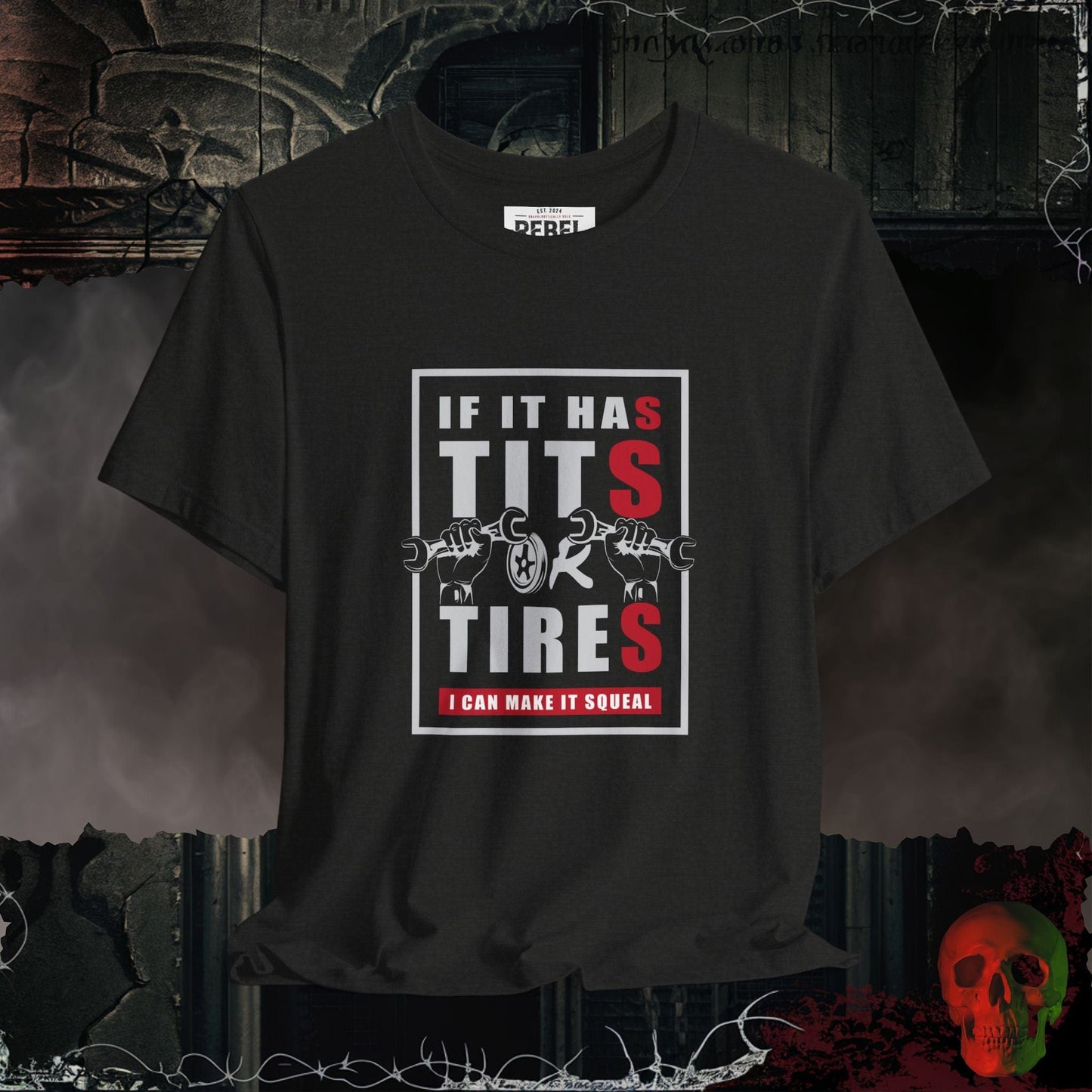 T-Shirt Black Heather / S Make It Squeal
