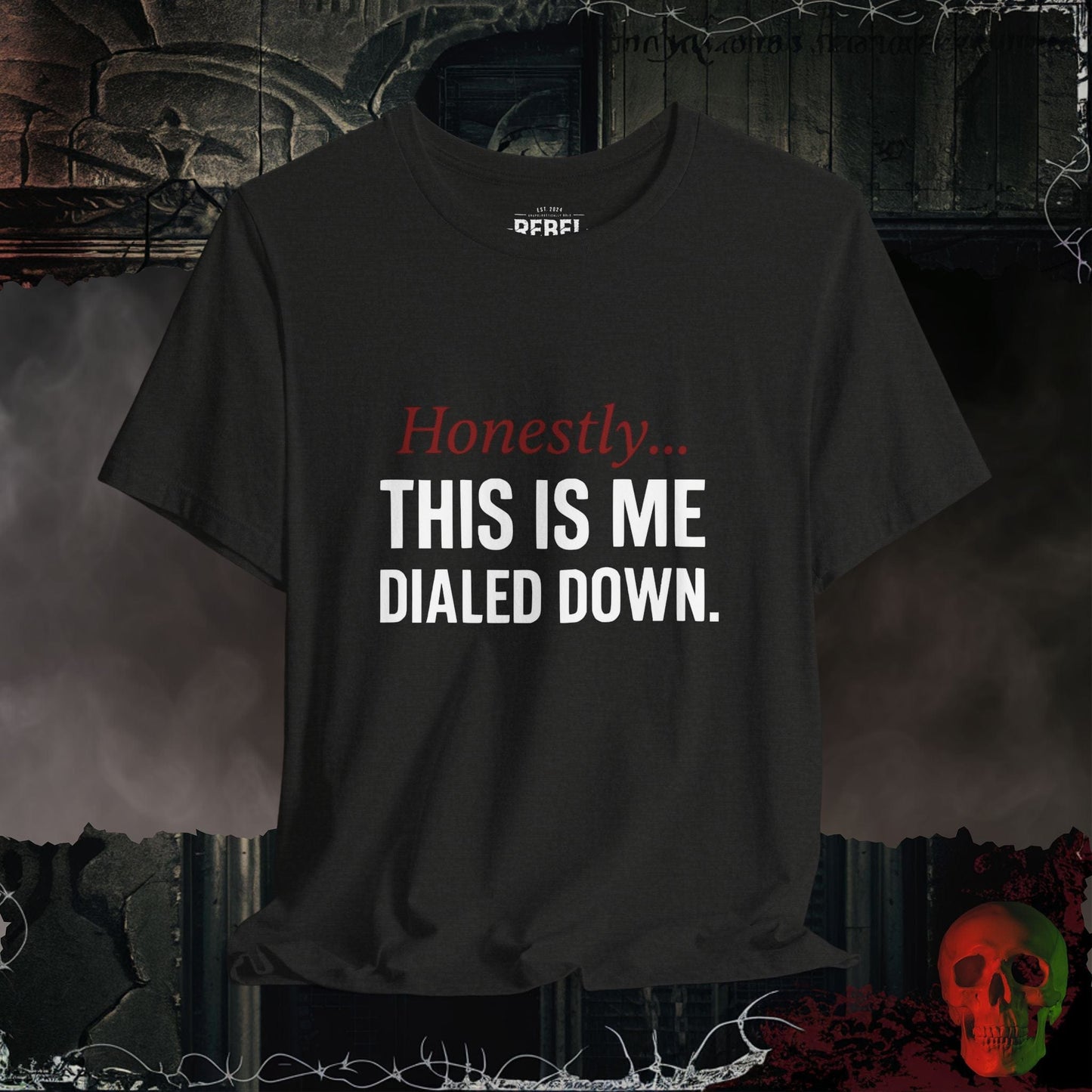 T-Shirt Black Heather / S Me Dialed Down T-Shirt