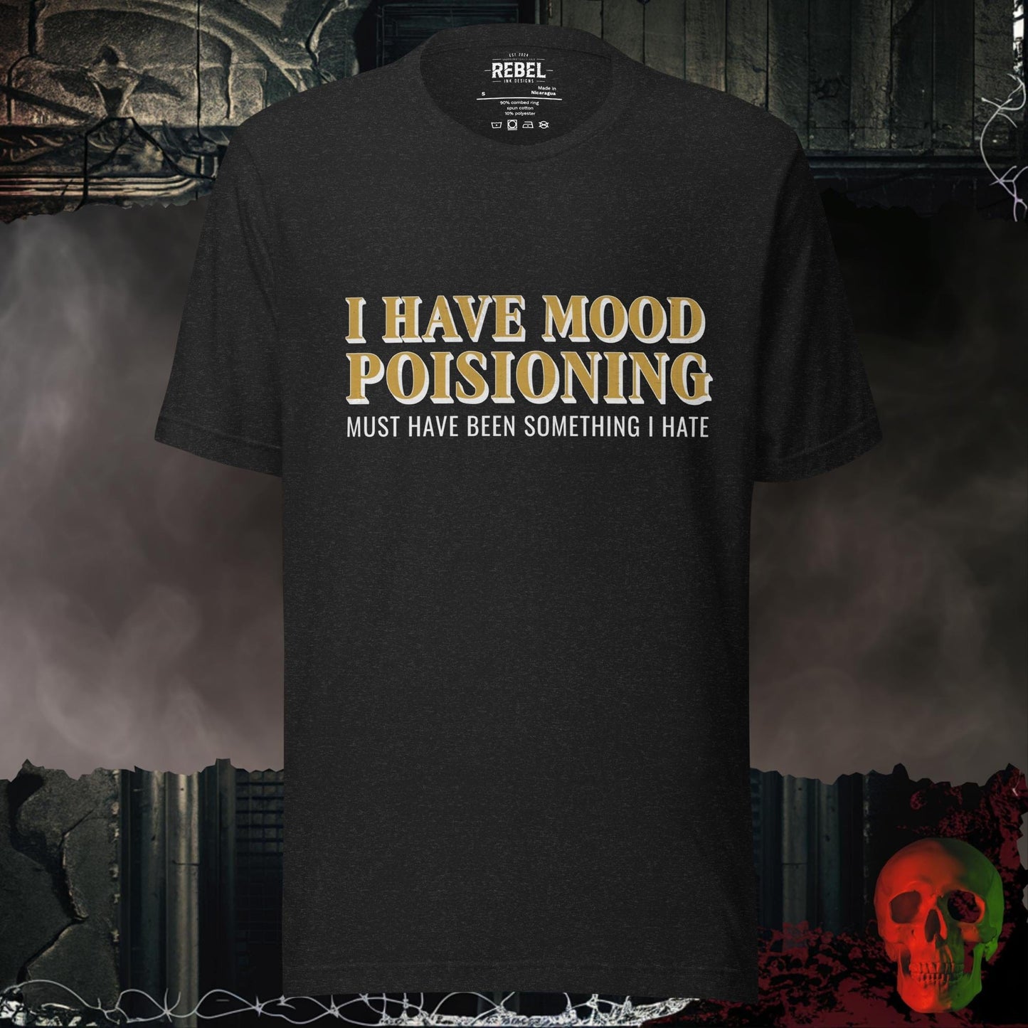 T-Shirt Black Heather / S Mood Poisoning Tee