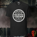 T-Shirt Black Heather / S More Drinking Better Performance Tee