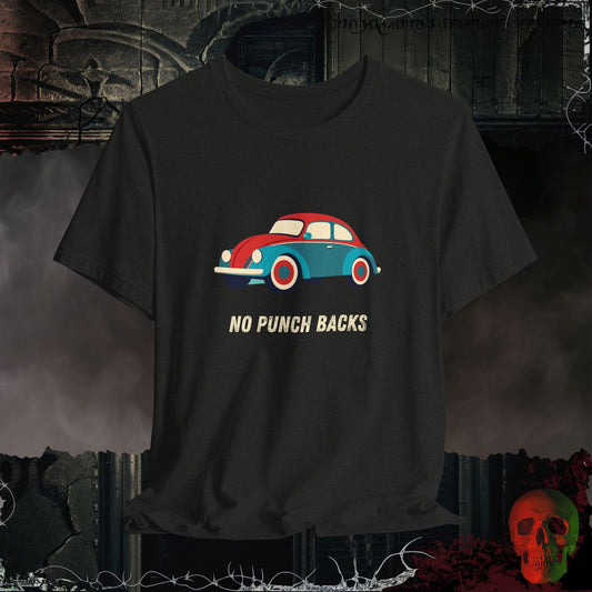 T-Shirt Black Heather / S No Punch Backs T-Shirt