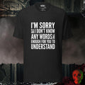 T-Shirt Black Heather / S Not Enough Small Words T-Shirt