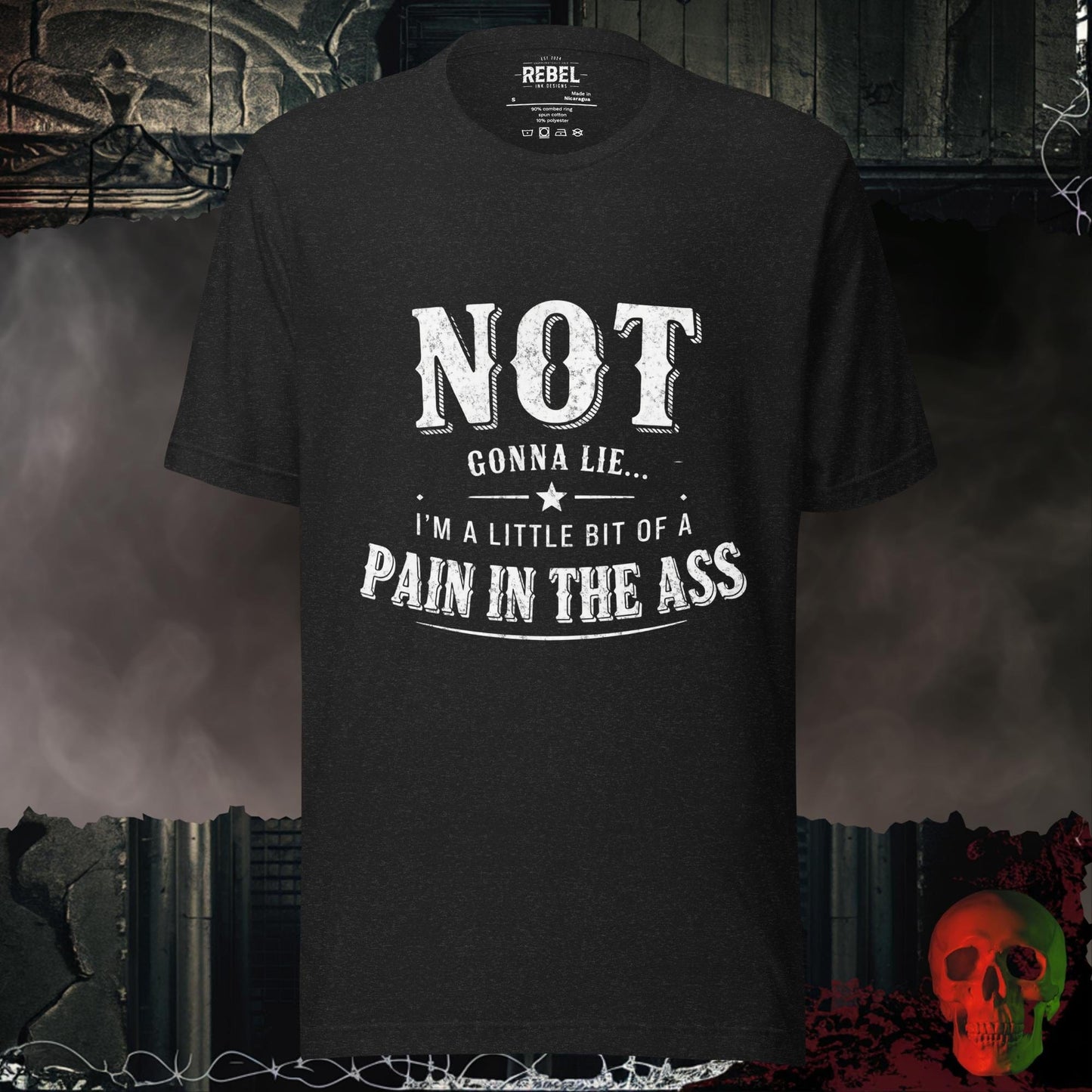 T-Shirt Black Heather / S Not Gonna Lie Tee