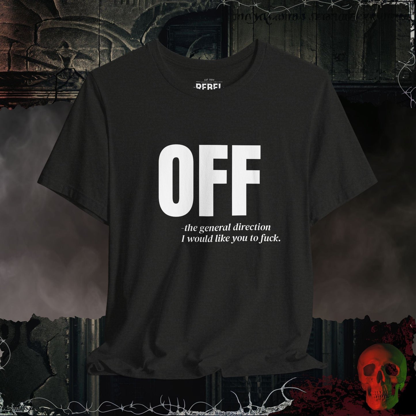 T-Shirt Black Heather / S Off - The General Direction T-Shirt